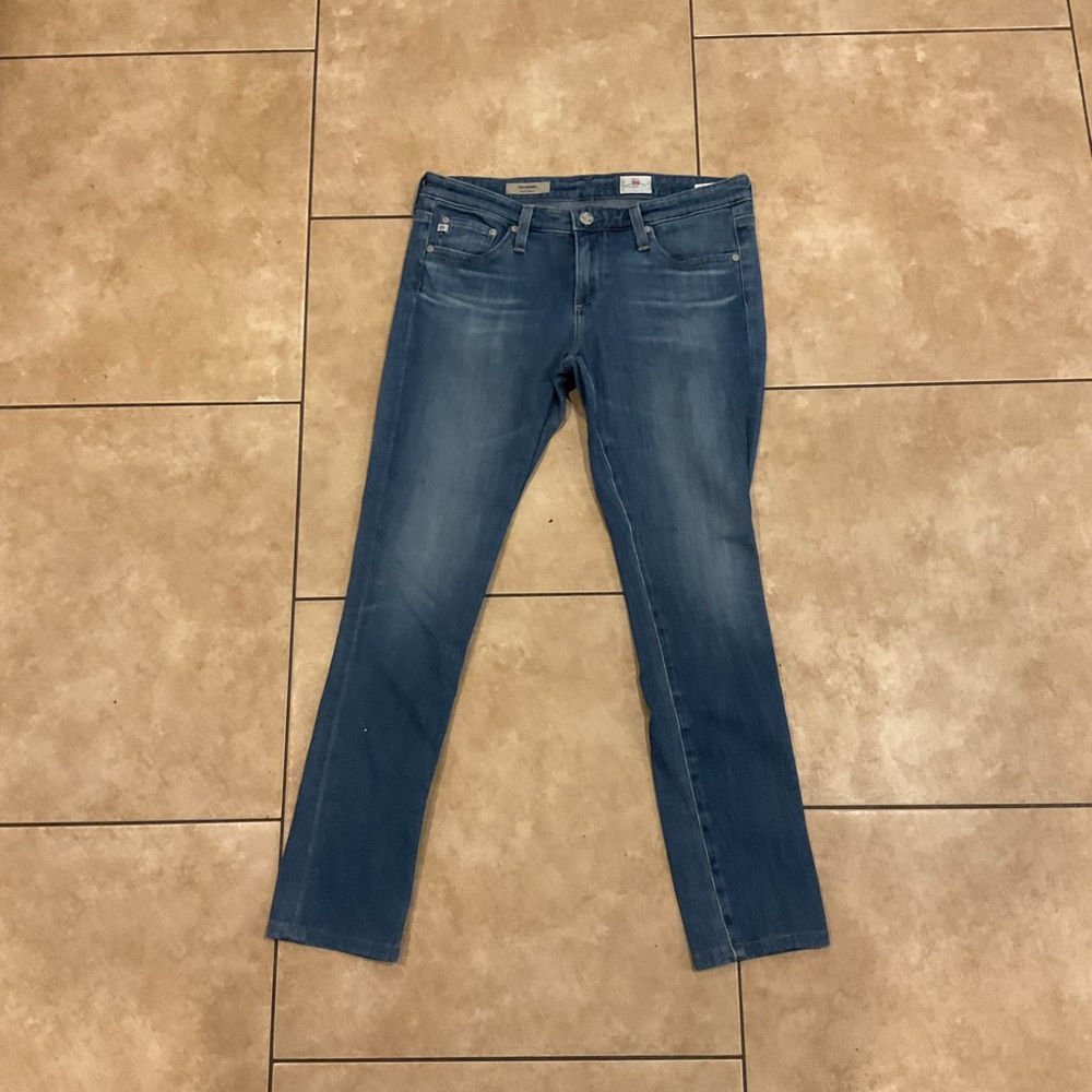 AG Adriano Goldschmied Blue Skinny Jeans